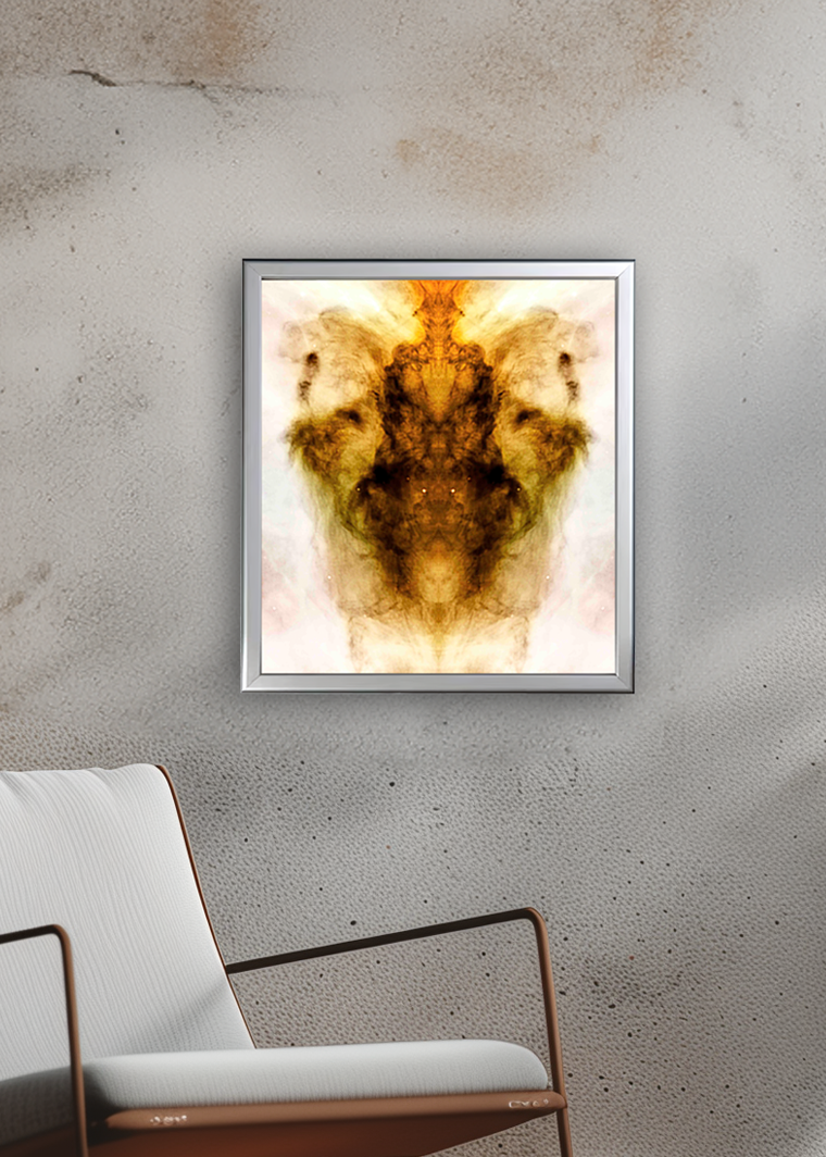 05 Cosmic Crusader - Backlit LED Framed Image