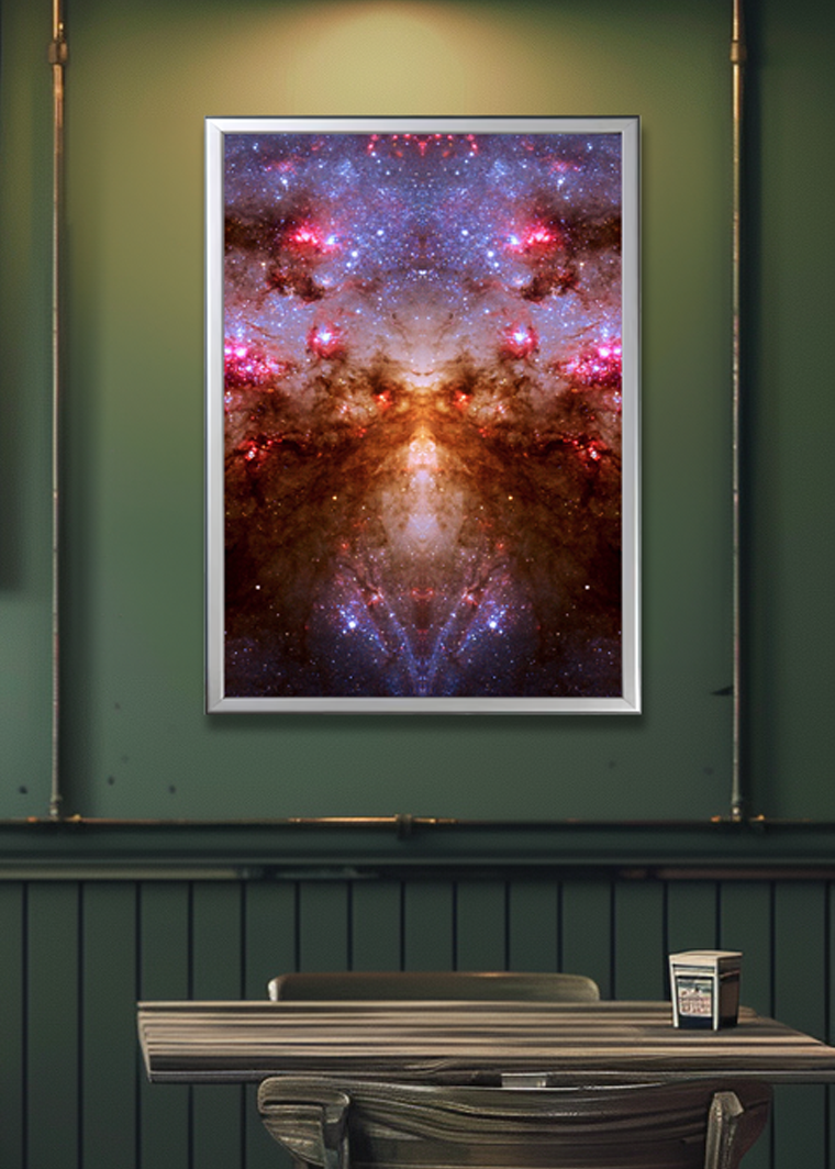 10 Professor Cosmo - Backlit LED Framed Image