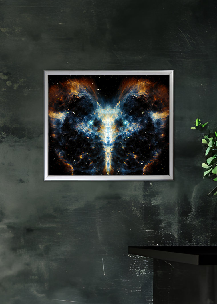 13 Beautitude Butterfly - Backlit LED Framed Image