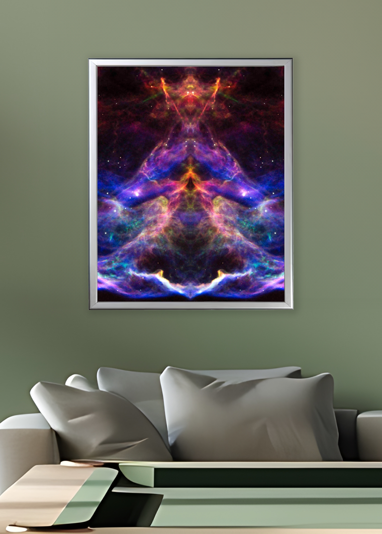 14 Cosmic Yogi - Backlit LED Framed Image