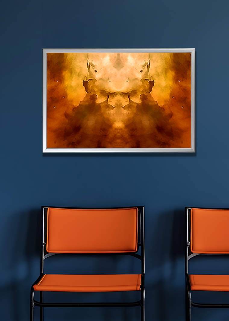 20 Corona Head - Backlit LED Framed Image