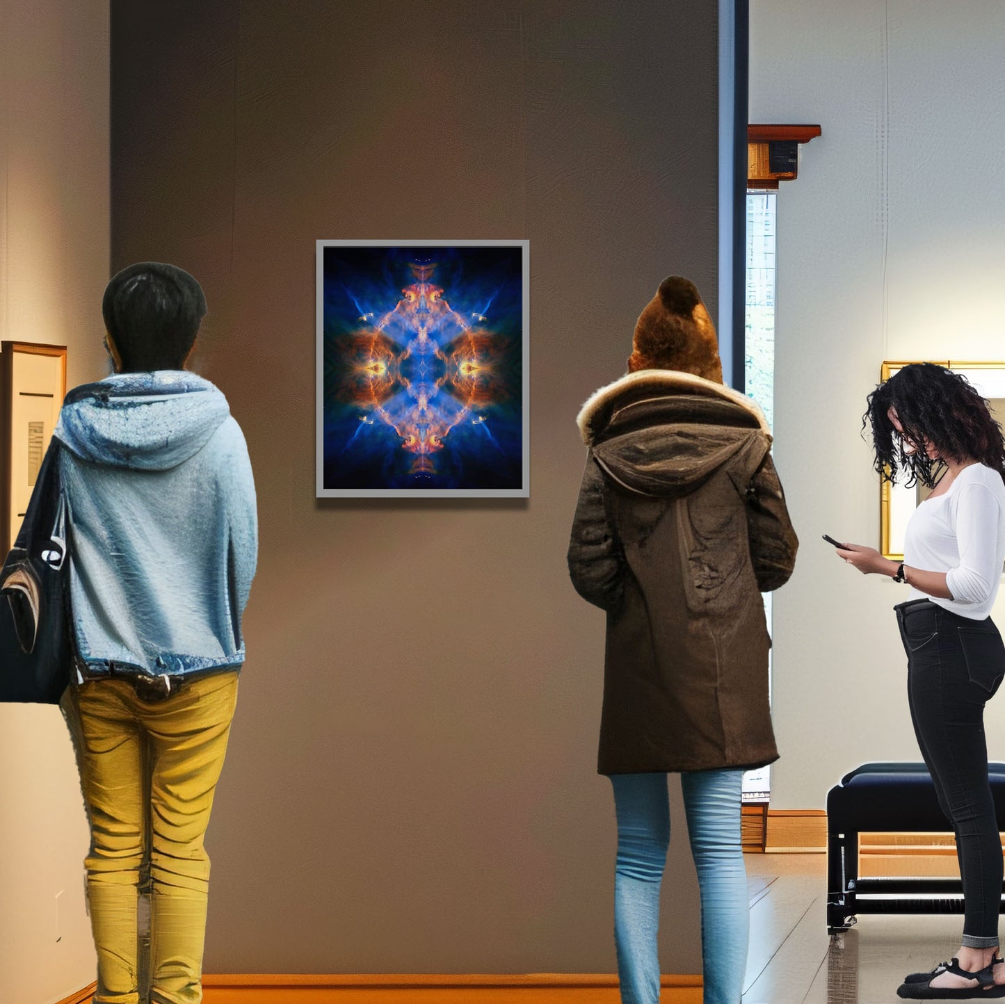 24 Cosmic Wish Well - Backlit LED Framed Image