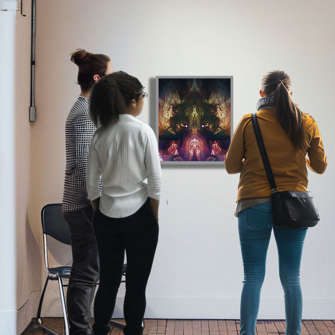 31 Canine Constellation - Backlit LED Framed Image