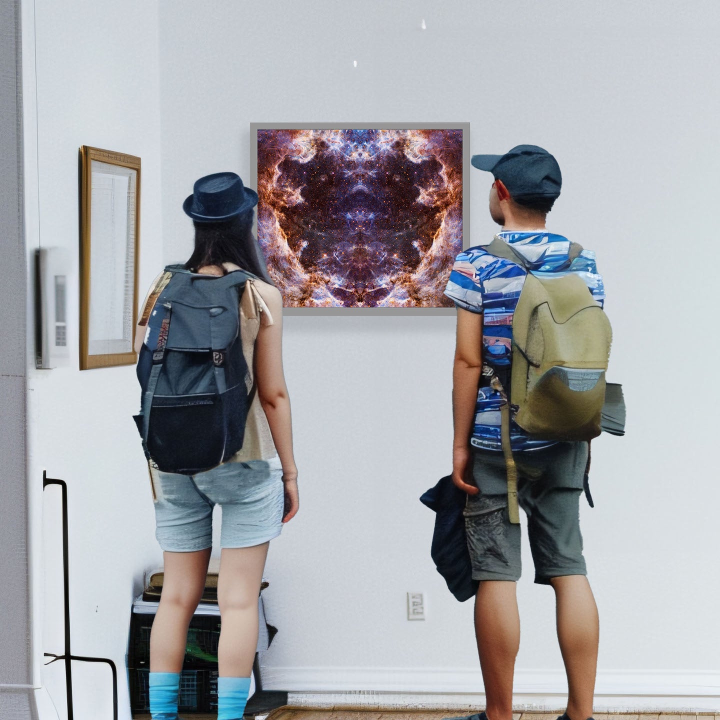 52 Heart of the Universe - Backlit LED Framed Image