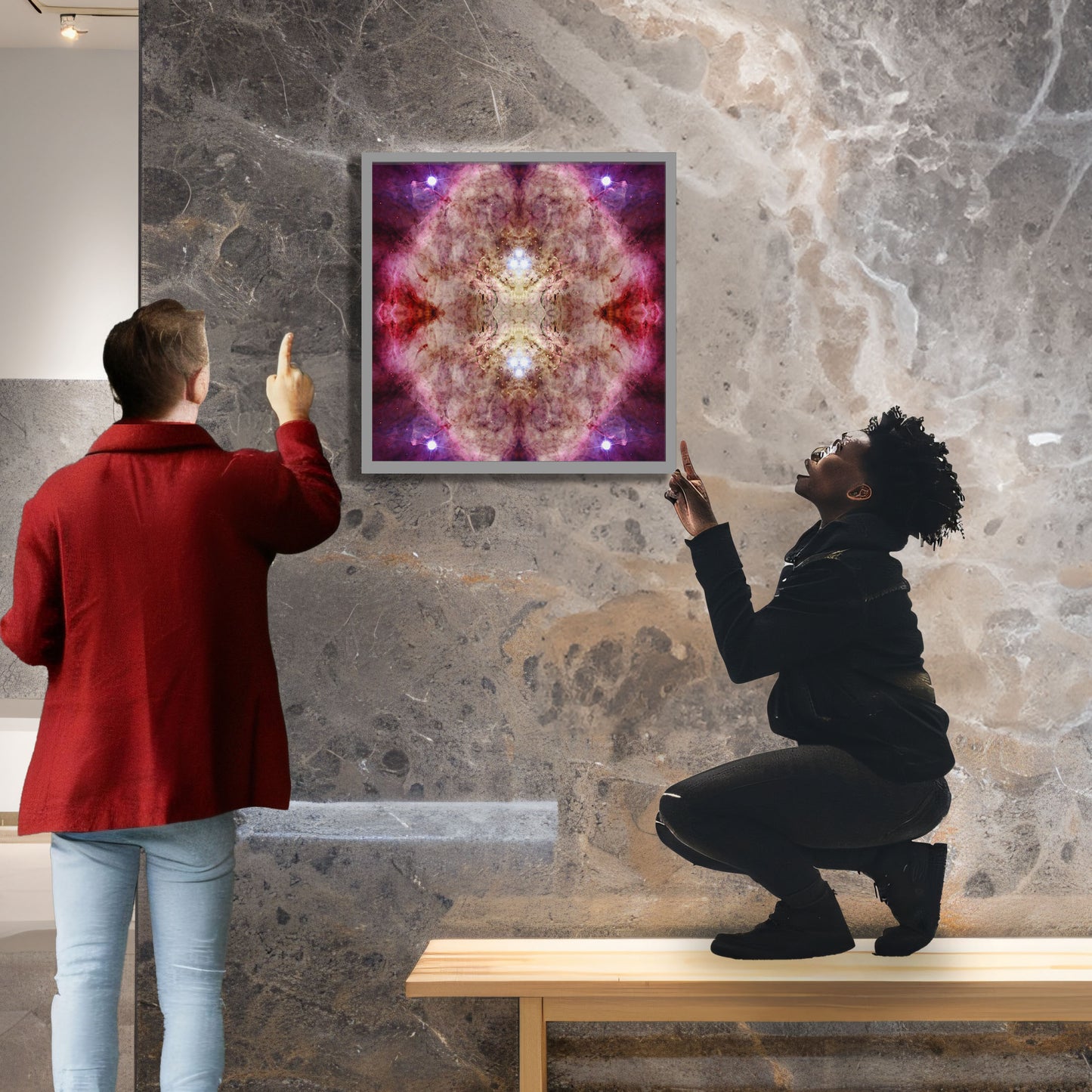 36 Flower of Life - Backlit LED Framed Image