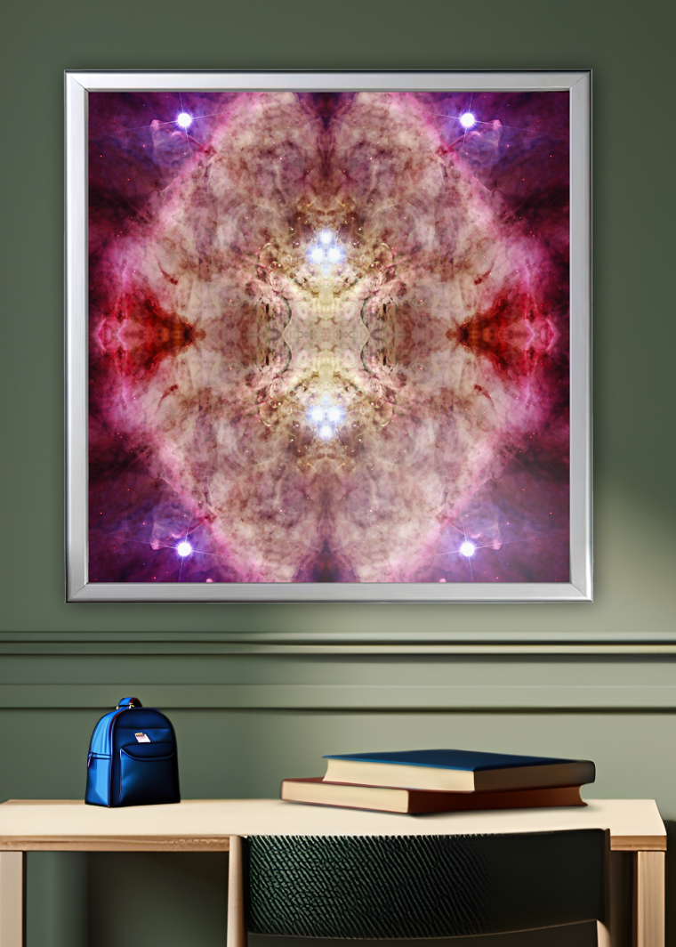 36 Flower of Life - Backlit LED Framed Image