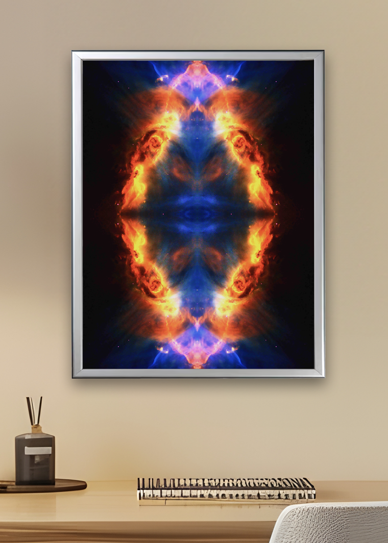 50 Gateway to the Cosmos - Backlit LED Framed Image