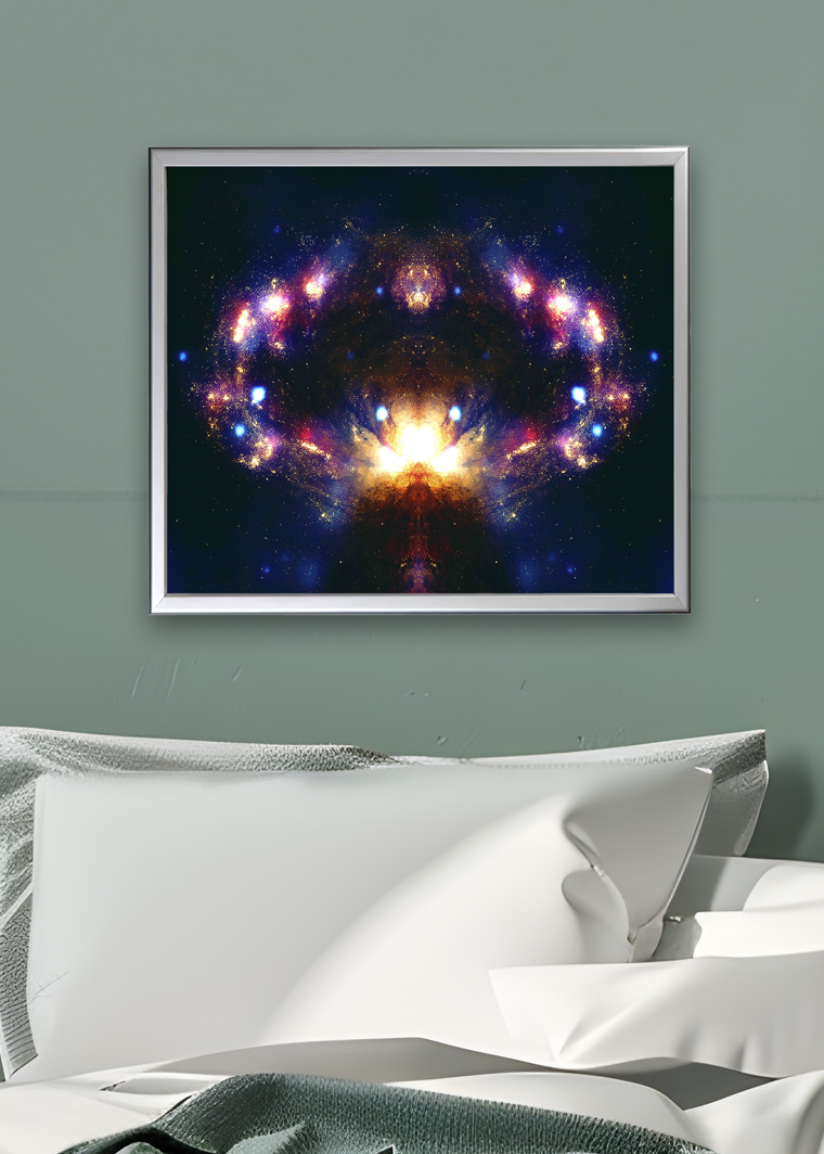 51 Cosmogenic Rapture - Backlit LED Framed Image