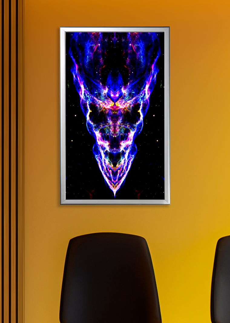 59 Grateful Dead Nebula - Backlit LED Framed Image