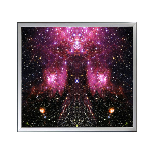 58 Cosmic Mountain - Backlit LED Framed Image