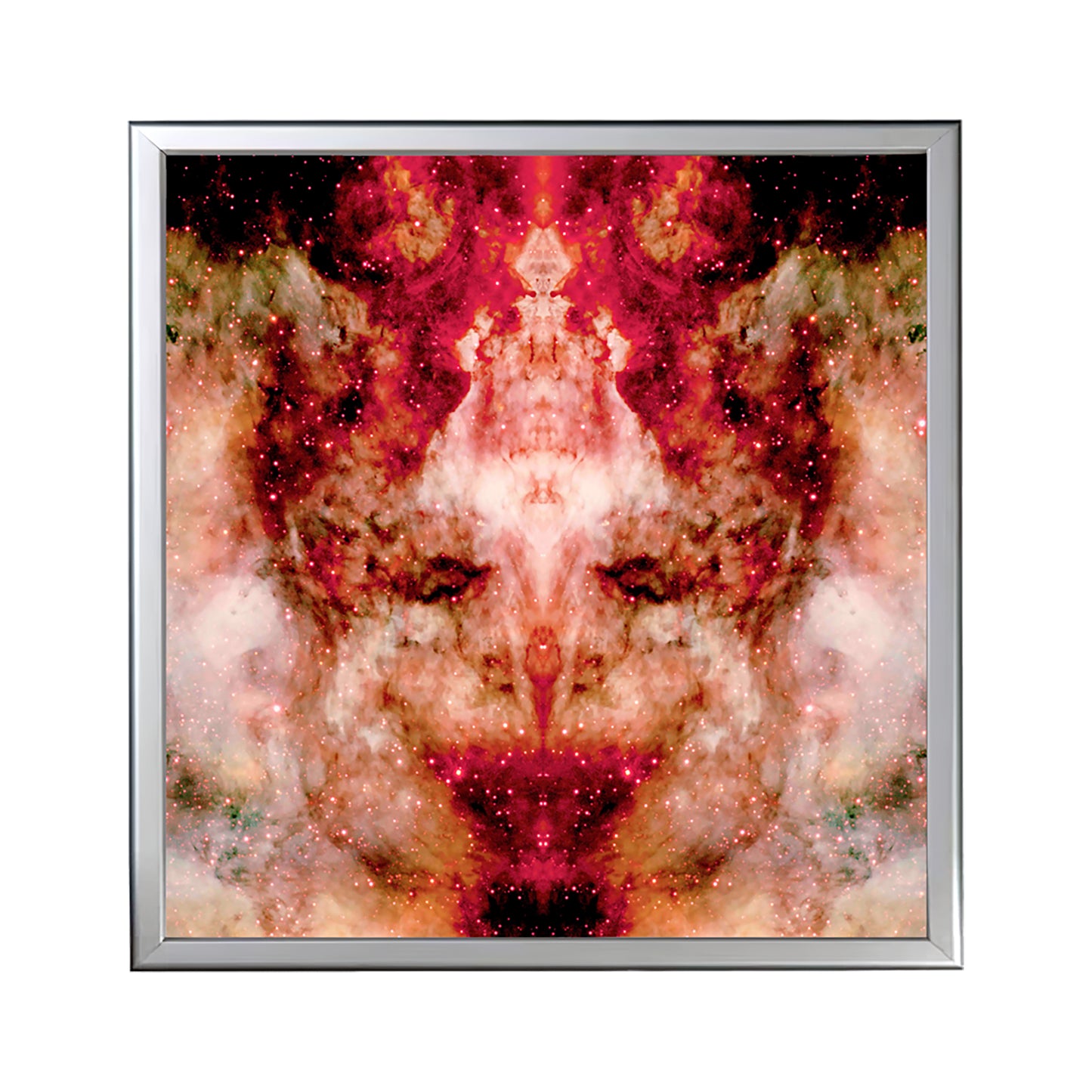 08 Cosmic Clown - Backlit LED Framed Image