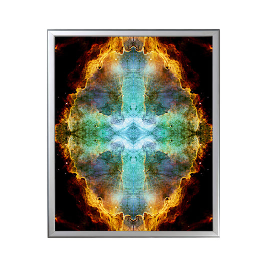 56 Cosmic Cross - Backlit LED Framed Image