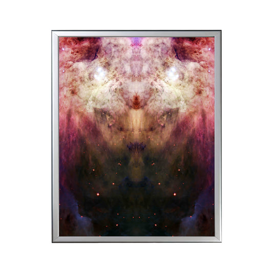 39 Blazing Lioness - Backlit LED Framed Image